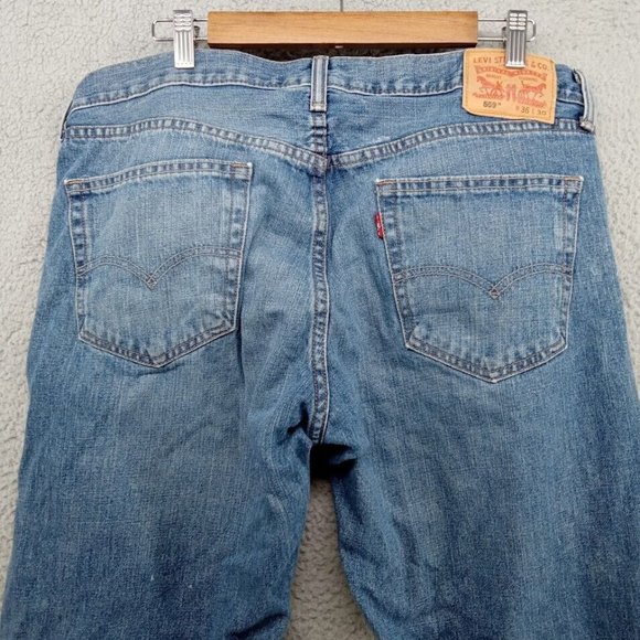 Levis Jeans‎ Mens 36x30 Blue Faded Original Classic 559 Loose Basic Classicore - Picture 8 of 10